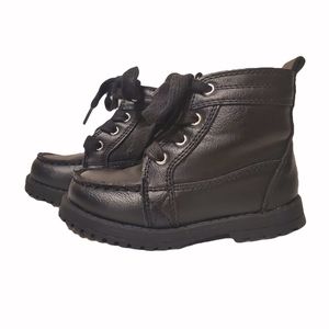 Children's Place - Toddler Boy Lace Up Boots - Size 6 - Black